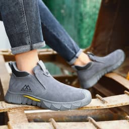All Season Industrial Safety Shoes for Men Women Steel Toe Sneakers with Impact Resistant Steel Toe Cap Lightweight Comfortable Design for Construction Work Wear Resistant Durable for Daily Labor Full Sizes Perfect Labor Day Gift for Workers