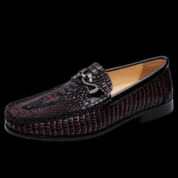 Trendy Brand Men's Genuine Leather Shoes Luxurious Banquet Dress Shoes Men's Low Top Loafers Casual Walking Shoes Big Size：36-47