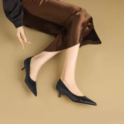MORAZORA 2026 New Genuine Leather Shoes 4cm High Heels Office Dress Shoes Pointed Toe Fashion Single Shoes