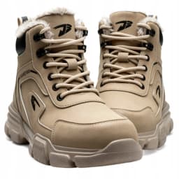 Men's Winter Insulated Work Boots Semi-Boots with Toe Cap S3 PPE Semi-Boots for Work