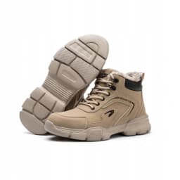 Men's Winter Insulated Work Boots Semi-Boots with Toe Cap S3 PPE Semi-Boots for Work