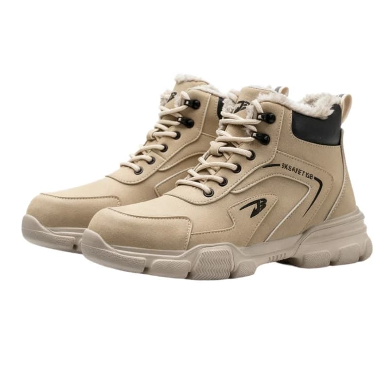 Men's Winter Insulated Work Boots Semi-Boots with Toe Cap S3 PPE Semi-Boots for Work