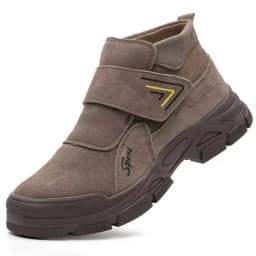 Construction Work Boots Anti-smash Anti-puncture Safety Shoes Men Steel Toe Boots Scald Proof Welding Boots Indestructible Shoes