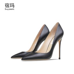 Luxury Heels for women 2025 Real Leather Elegant Women Shoes With Low Heel White Matte Pumps Pointed Ladies Prom Shoes Women