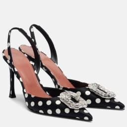 Crystal Square Button Mixed Colors Sandals Sexy Pointed Toe Thin Heel Shingback Customized New Arrivals Fashion Women Shoes