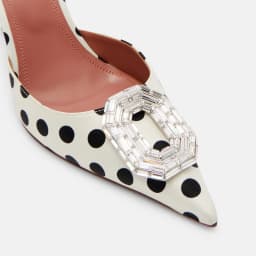 Crystal Square Button Mixed Colors Sandals Sexy Pointed Toe Thin Heel Shingback Customized New Arrivals Fashion Women Shoes