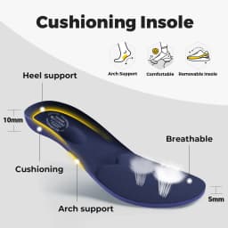FitVille Diabetic Shoes for Men Extra Wide, Hook and Loop Walking Shoes for Elderly for Swollen Feet Foot Pain Relief Neuropathy