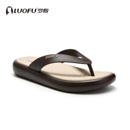 LUOFU Men's New Flip Flops Summer Outdoor Anti Slip Fashion Simple Thick Bottom Holiday Slippers Sandals