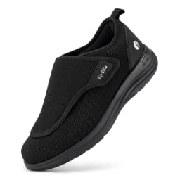 Fitville Wide Width Women's Diabetic Shoes Walking Shoes Casual Breathable for Elderly Swollen Feet Foot Pain Relief Neuropathy
