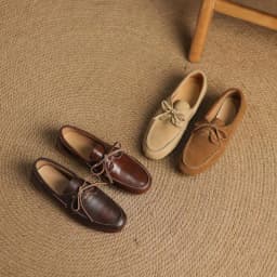 MORAZORA Size 35-43 Ins Hot Genuine Leather Flat Shoes Women Suede Brand Desgin Casual Flats Fashion Ladies Loafers 4 Colors