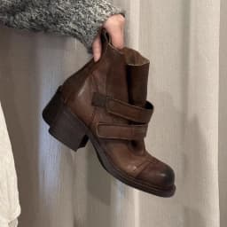 BANFANG Women's Short Boots 6cm Brown Boots Luxury Fashion Brand Design Versatile High Quality Temperament Shoes For Woman