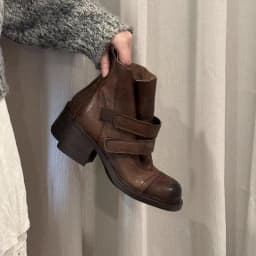 BANFANG Women's Short Boots 6cm Brown Boots Luxury Fashion Brand Design Versatile High Quality Temperament Shoes For Woman