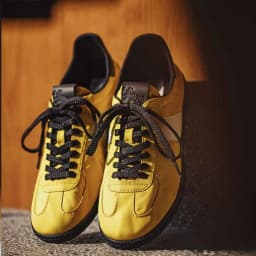 Maden Unisex Vintage Yellow Sneakers Classic Low Top Flat Sole Lightweight Casual German Trainers Lace Up Commuter Shoes