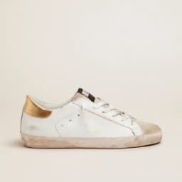 Women's Shabby and Dirty Sneakers Genuine Leather Sneakers Fashionable Casual Versatile White Shoes