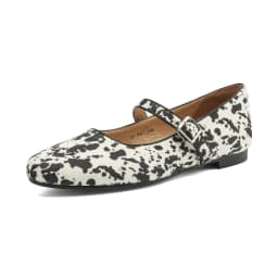 QUTAA 2025 Fashion Women Flats Shoes Heels Ballet Mary Jane Spring Round Toe Cow Leather Casual Summer Shoes Woman Size 34-40