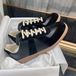 Retro GAT Sneakers Handmade Genuine Leather German Army Trainers Luxury Soft Flat Casual Shoes Men Women Spring Autumn Walking