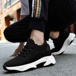 Men's Shoes 10cm Height Increase Sneakers Outdoor Breathable Casual Shoes Lace-up Men Running Shoe Mesh Soft Sole Elevator Shoes