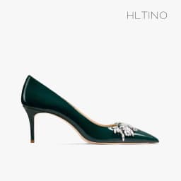 Luxury Woman Shoes Female Genuine Leather 2026 New Women Pumps Pointed Toe High Heels Rhinestone Light Party Ladies Shoes 10cm