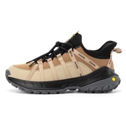 Fitville Men's Slip-on Hiking Shoes Wide Toe Box Trekking Sneakers for Men with Arch Support Comfortable Non-Slip Walking Shoes