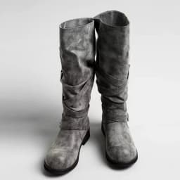 Eilyken Autumn Winter Punk Style Women Knee-High Boots Long Booties Fashion Belt Buckle Round Toe Low Heels Shoes