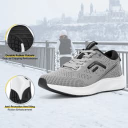 FitVille Men Wide Width Running Sneakers, Breathable Light Athletic Training Shoes, Comfort Wide Footwear for Swollen Feet, Diabetic Feet