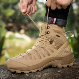 Men New Tactical Boots Waterproof Ultrallight Anti-Slip MaleTraining Breathable Climbing Hiking Shoes Rapid Response Army Boots