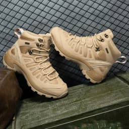 Men New Tactical Boots Waterproof Ultrallight Anti-Slip MaleTraining Breathable Climbing Hiking Shoes Rapid Response Army Boots