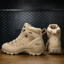 Men New Tactical Boots Waterproof Ultrallight Anti-Slip MaleTraining Breathable Climbing Hiking Shoes Rapid Response Army Boots