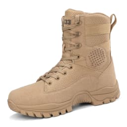 Men High-top Hiking Shoes Outdoor Shoes Non-Slip Casual Trekking Boots Hiking Boot Lace Up Hunting Tactical Trekking Sneakers