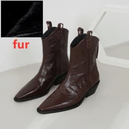AIYUQI Women's Western Cowboy Boots Pointed Toe Women Ankle Boots and Short Boots Comfortable Female Boots for Autumn and Winter