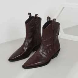 AIYUQI Women's Western Cowboy Boots Pointed Toe Women Ankle Boots and Short Boots Comfortable Female Boots for Autumn and Winter