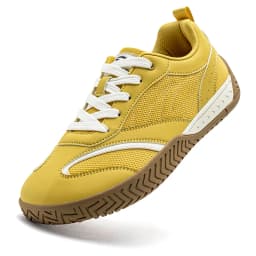 HOBIBEAR Wide Toe Box Shoes for Men Women Casual Lace Up Walking Sneakers Breathable Comfortable Lightweight Non-Slip Footwear