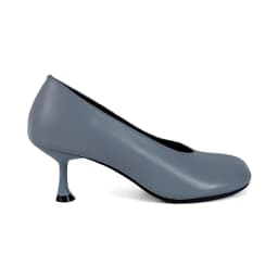 2026 Spring Autumn New Arrival Basic Versatile Luxury Full Genuine Leather Patchwork Round Toe Slip‑On Thin Mid Heel Women Pumps