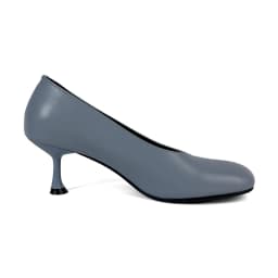 2026 Spring Autumn New Arrival Basic Versatile Luxury Full Genuine Leather Patchwork Round Toe Slip‑On Thin Mid Heel Women Pumps