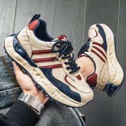 Men Colorblock Dad Shoes Fashion Chunky Sneakers Street Style