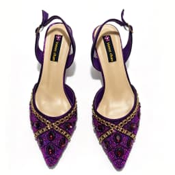 Trendy Women's Pointed-Toe High Heels and Luxury Bag Set - Versatile Fit for All Foot Shapes, Sleek Design for a Chic Loo