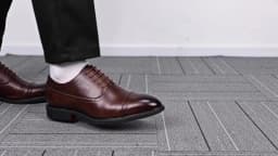 Oxfords Men Shoes Red Sole Fashion Business Casual Party Banquet Daily Retro Carved Lace-up Brogue Dress Shoes