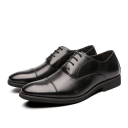 Oxfords Men Shoes Red Sole Fashion Business Casual Party Banquet Daily Retro Carved Lace-up Brogue Dress Shoes