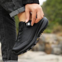 Men Hiking Sneakers Brand High Quality Trekking Climbing Shoes Male Rotating Button Luxury Designer Outdoor Sneakers