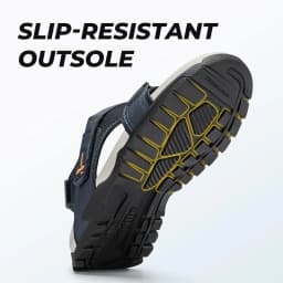FitVille Wide Sandals for Men Comfortable Summer Hiking Sandal With Arch Support Non-slip Shoes for Outdoor Beach Travel