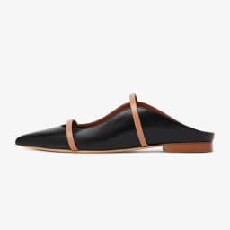 Arden Furtado Summer Burgundy One-word Band Mules Pointed Toe Shallow Pull-on Mixed Colors Fashion Flats Slippers