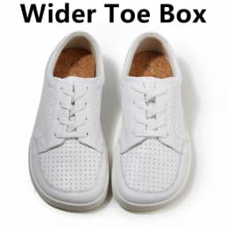 TONGLEPAO Barefoot Genuine leather Sneaker For Women Men Flat Soft Thin Out Zero Drop Sole Wider Toe Box Flexible Light Weight
