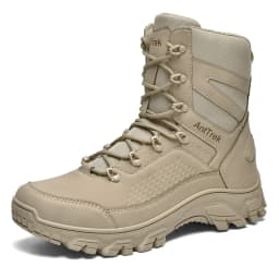 Men's wild training boots four seasons high-top non-slip waterproof outdoor boots fashion comfort jungle hiking sneakers boots