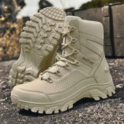 Men's wild training boots four seasons high-top non-slip waterproof outdoor boots fashion comfort jungle hiking sneakers boots