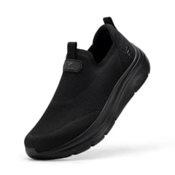 Fitington Men's Walking Shoes Extra Wide Toe Box Slip On Casual Shoes Comfortable Thick Sole Sneakers Arch Support Wide Foot