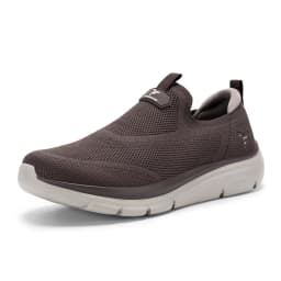 Fitington Men's Walking Shoes Extra Wide Toe Box Slip On Casual Shoes Comfortable Thick Sole Sneakers Arch Support Wide Foot