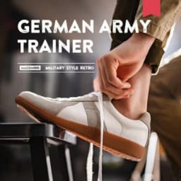 Maden Vintage Patchwork German Trainer Sneakers Unisex Summer Sports Casual Shoes Split Leather Lace-up Outdoor Flat Shoes