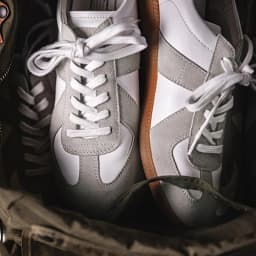 Maden Vintage Patchwork German Trainer Sneakers Unisex Summer Sports Casual Shoes Split Leather Lace-up Outdoor Flat Shoes