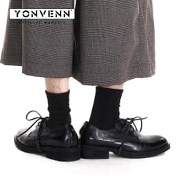 Black whole shoe washed cowhide round toe handmade derby leather shoes men's thick soled casual formal commuting