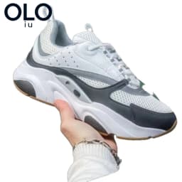 Black Iridescent Reflective Mesh Dad Shoes Thick Sole Shock Absorb Night Glow Casual Sneakers Unisex
